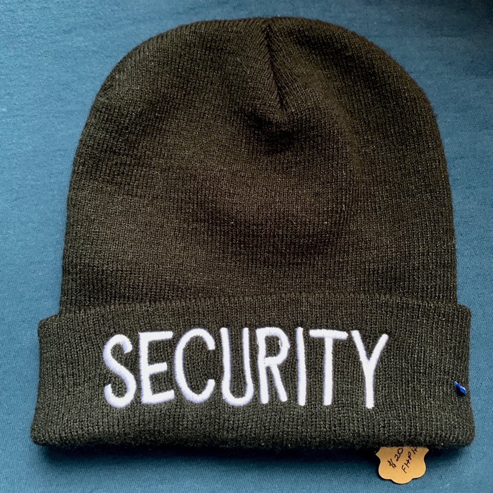 Security Toboggan; NWT! Black and White; OSFM